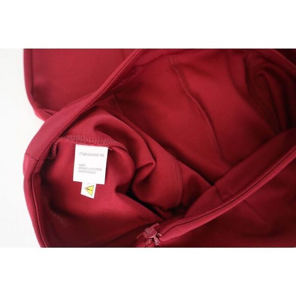 4SI3NNA BDSK4866 Women Sz S Burgundy Sheena High Rise Pants w/Cutouts/Slits $88 - Picture 10 of 11